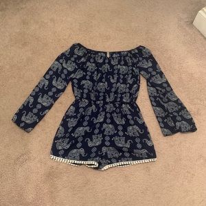 NWOT Boutique Elephant print romper